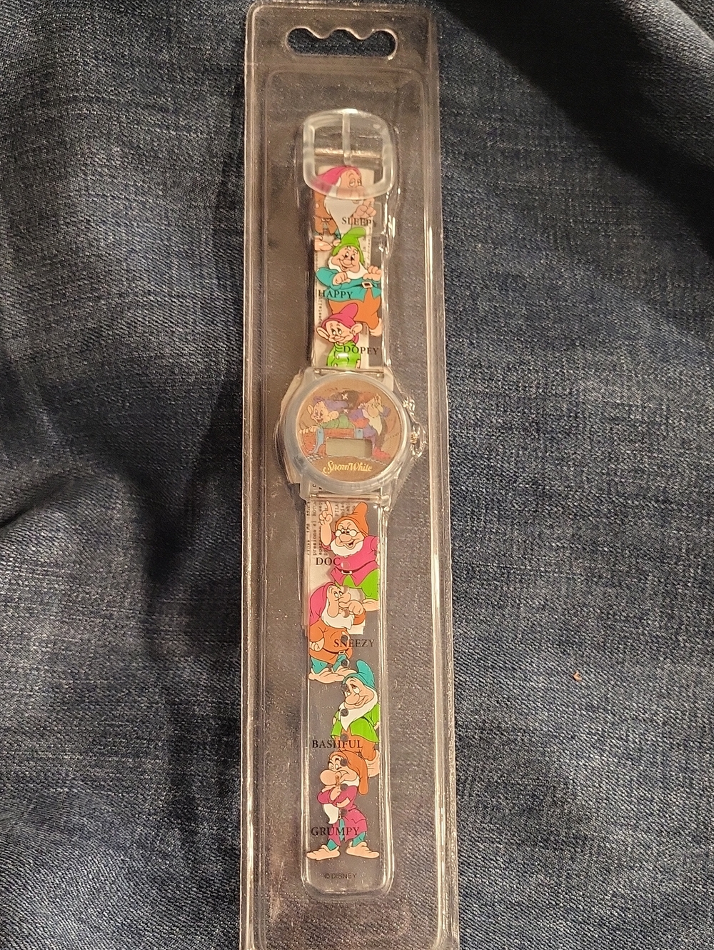 Vintage Disney Kids Snow White & 7 Dwarfs Watch